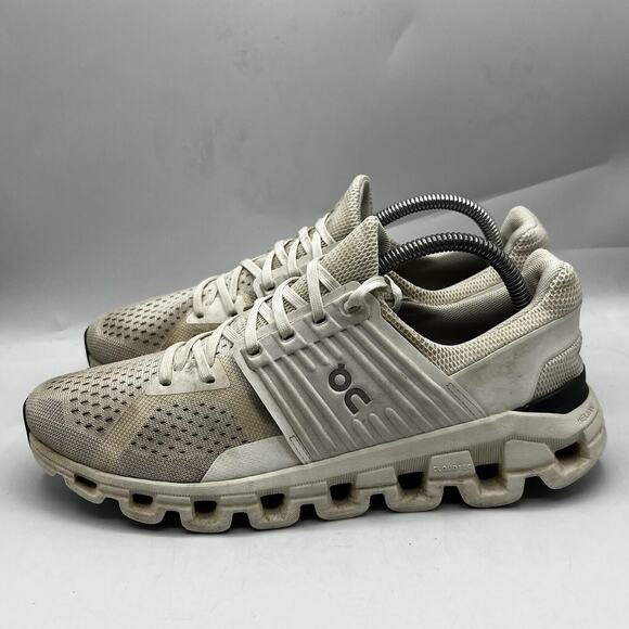 On Cloudswift Womens Size 10 Glacier White Mesh Running Athletic Shoes 4198923 - Picture 4 of 13